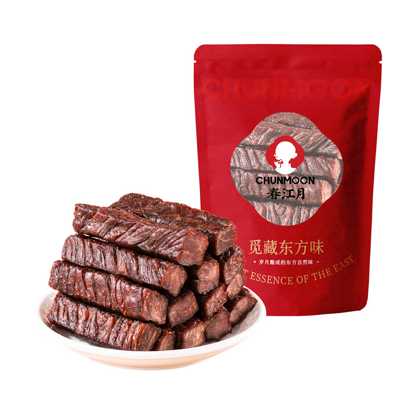 低钠风干牛肉干内蒙古特产0糖孕妇期儿童零食低脂添加即食低盐