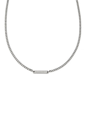 【自营】Armani阿玛尼项链LOGO系列质感高级ID男士潮流轻奢古巴