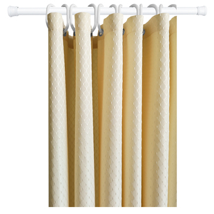 高档酒店浴帘防水布卫生间窗帘加厚帘子防水挂帘淋浴帘浴室隔断帘