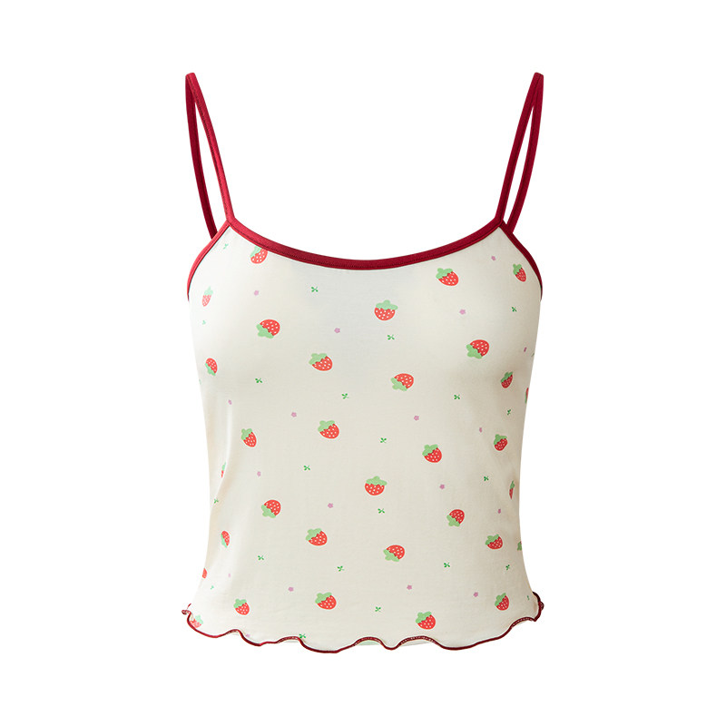 NoirTease【超柔软】夏季弹力天丝莫代尔薄款性感女吊带短裤睡衣