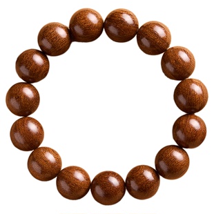 金丝檀木手串男士木质佛珠文玩天然檀香女款手链金丝楠木盘玩念珠