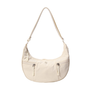 南风Chio2nd 年中钜献款 奶芙云朵饺子包包女款帆布月牙包斜挎包