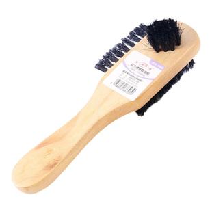 纯猪鬃毛鞋油刷不伤鞋洗鞋刷子擦鞋打鞋油家用多功能软毛皮鞋刷