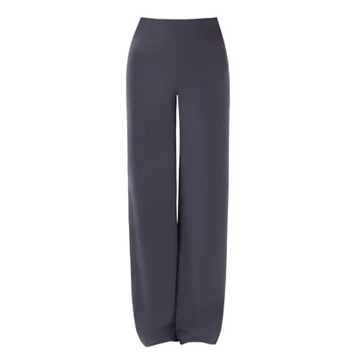 LARRMAIN美式辣妹直筒显瘦休闲裤女秋收腰垂感裤休闲灰色长裤