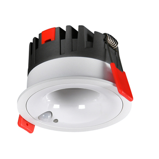 感应射灯人体感应嵌入式led天花灯入户门过道阳台玄关智能光控灯