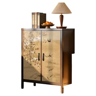 宋氏美学斗柜客厅边柜靠墙沙发置物柜餐边柜卧室收纳储物铁皮柜子