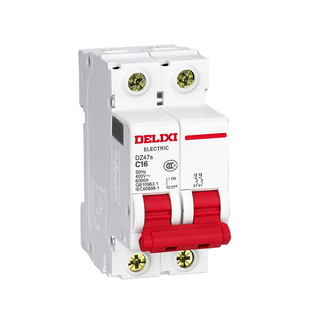 德力西电气断路器DZ47S空气开关1P空开2P家用32a63a三相3P电闸4P