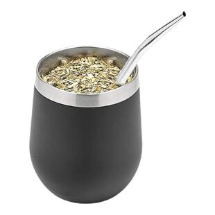 GOGO马黛茶杯吸管杯茶具不锈钢馬黛茶杯水杯Yerba Mate Cup