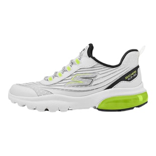 Skechers/斯凯奇正品四季款男童透气耐磨运动休闲鞋405309L-WHT