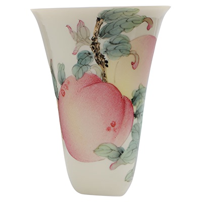 栖凤居寿桃主人杯家用单人杯