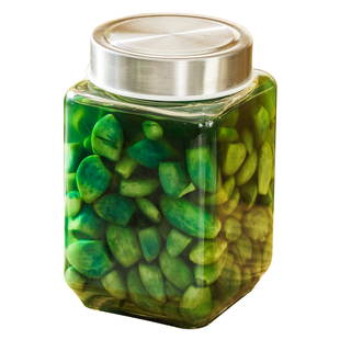 腊八蒜密封罐食品级玻璃家用腌咸菜泡菜专用糖蒜分装罐头瓶空瓶子