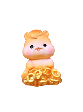 2026马年吉祥物小马树脂公仔创意新年盲盒学校活动年会小礼物摆件