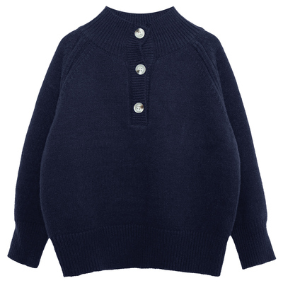 积木城堡男童毛衣2025冬装新款儿童韩版高领毛线衣中小童保暖内搭