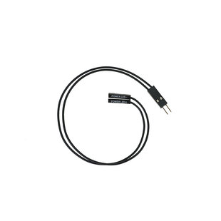 机箱面板跳线POWER LED±杜邦2P镀银延长线电脑主机指示灯加长线