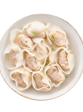 传统手工大馄饨鲜虾仁肉山东水饺广式云吞速食元宝冷冻早午餐混沌