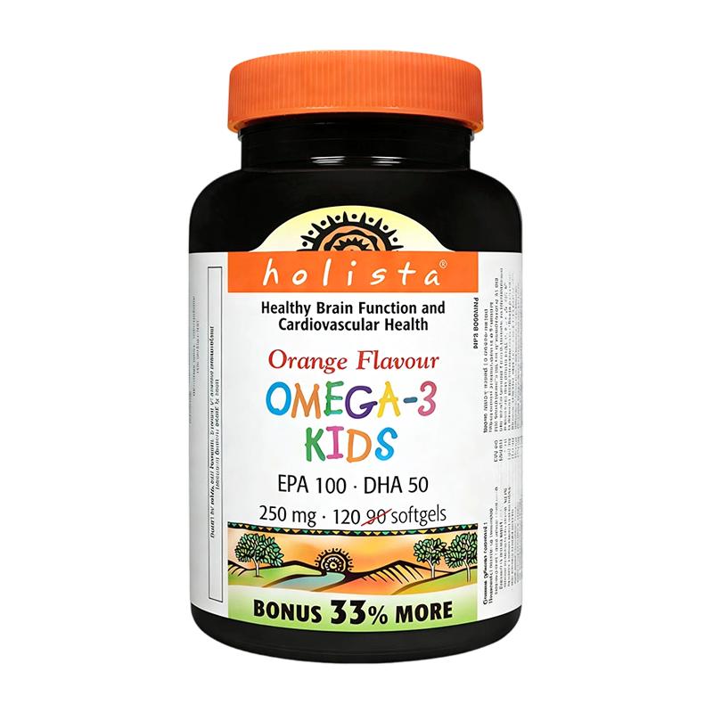 儿童Omega-3鱼油软胶囊护脑护眼