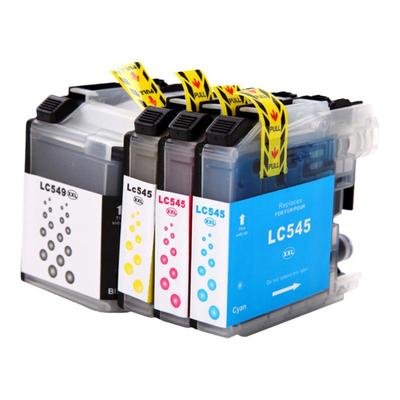 适用兄弟LC549XL墨盒LC545XL-Y墨盒 兄弟DCP-J200打印机墨盒墨水 兄弟J105 MFC-J100墨盒兄弟打印机添加墨水