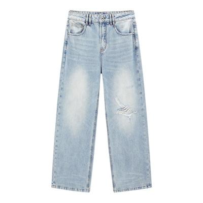 【商场同款】太平鸟2025年夏季新款土耳其棉牛仔裤A3HAF2640