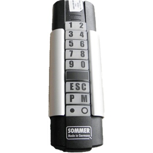 进口德国Sommer索玛车库门aperto卷帘门庭院门无线密码锁遥控钥匙