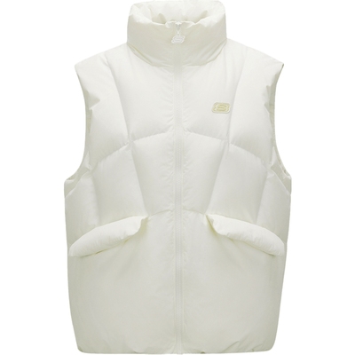 SKECHERS斯凯奇女子运动休闲羽绒马甲L424W115-0074