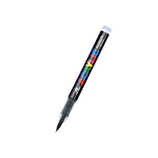 广纳黑色丙烯马克笔单支直液式软头不透色可叠色小学生专用儿童美术专用防水不掉色水彩笔涂鸦diy水性画画笔