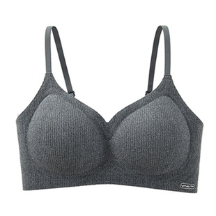 无痕内衣女士小胸聚拢显大磨毛学生高中生收副乳无钢圈运动文胸罩