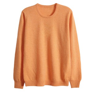 APCSHOP春夏新款 百搭女士纯色针织打底衫简约修身圆领纯羊绒衫