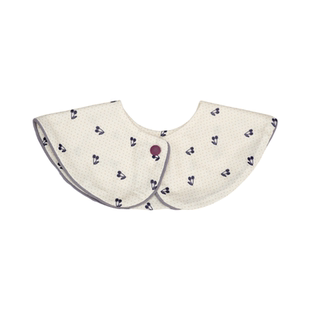 Akasugu爱舒屋口水巾婴幼儿a类纯棉新生女宝宝高颜值花瓣围嘴围兜