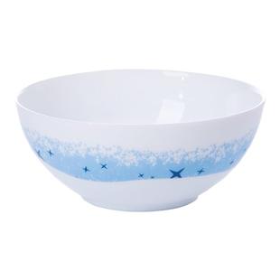 乐美雅餐具家用碗碟饭碗汤碗面碗 耐热钢化玻璃碗菜盘子