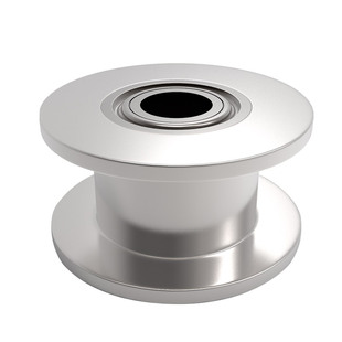 3D打印机配件 2GT惰轮铝同步皮带轮滑轮带轴承16/20齿带宽6/10mm