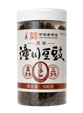 潼川瓶装原味豆豉500g
