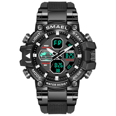 SMAEL夜光运动学生防水手表时尚