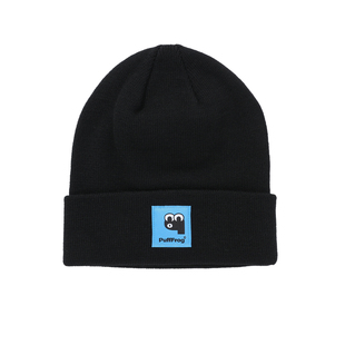 PuffFrog Pull On Beanie泡芙蛙蓝标保暖简约针织帽冷帽