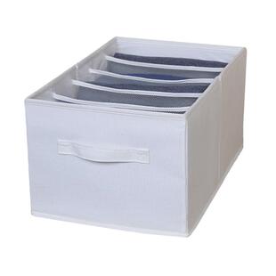 裤子收纳盒分格衣服整理箱衣物衣柜收纳箱家用牛仔裤分隔收纳神器