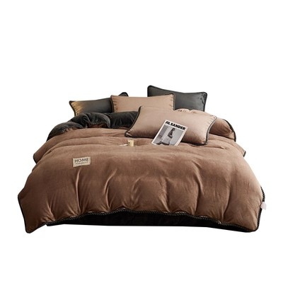 【A级母婴可用】加厚牛奶绒被套