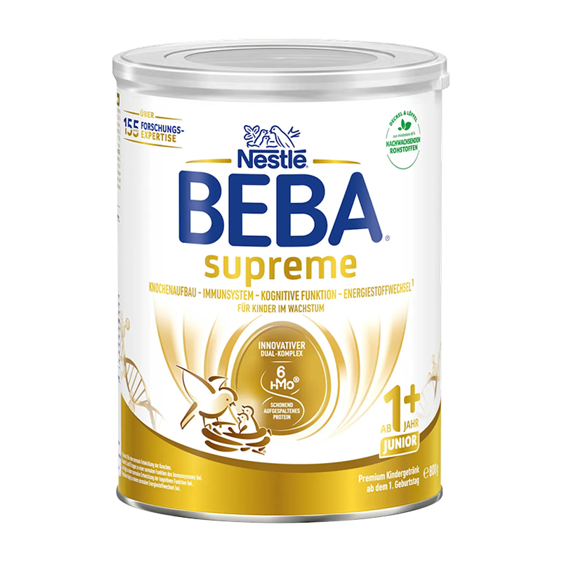 【临期】雀巢贝巴beba至尊版1+段适度水解配方宝宝婴幼儿奶粉800g