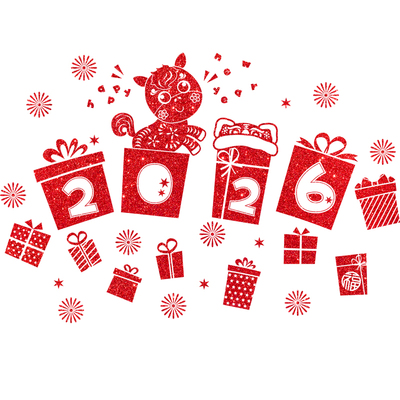 挂饰过年场景布置窗花玻璃贴纸