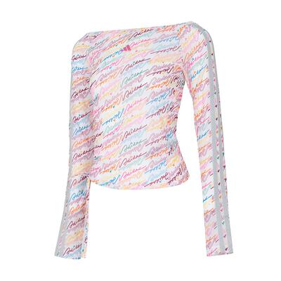 Adidas阿迪达斯女装2026春季新款DCE MESH LS TEE长袖T恤KR7600