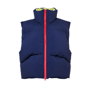 ROLLCALL25秋冬新款正反两穿包袋设计撞色羽绒马甲上衣