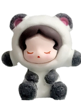 植绒睡衣派对解压电脑桌面小摆件