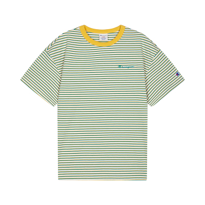 Champion复古条纹短袖T恤