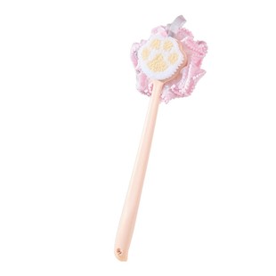 搓澡软毛沐浴刷女士专用洗澡神器浴花双面不求人搓背长柄后背刷子