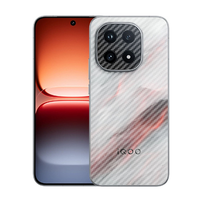 适用iQOO15磨砂后膜碳纤维贴膜