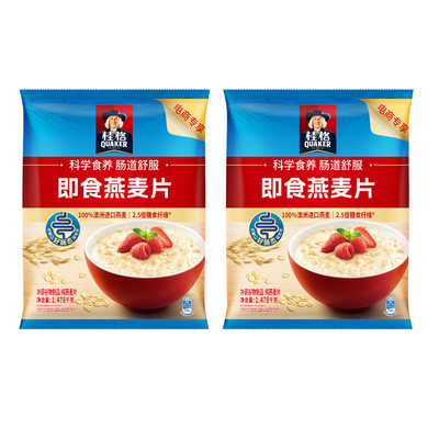 桂格即食冲饮燕麦片原味