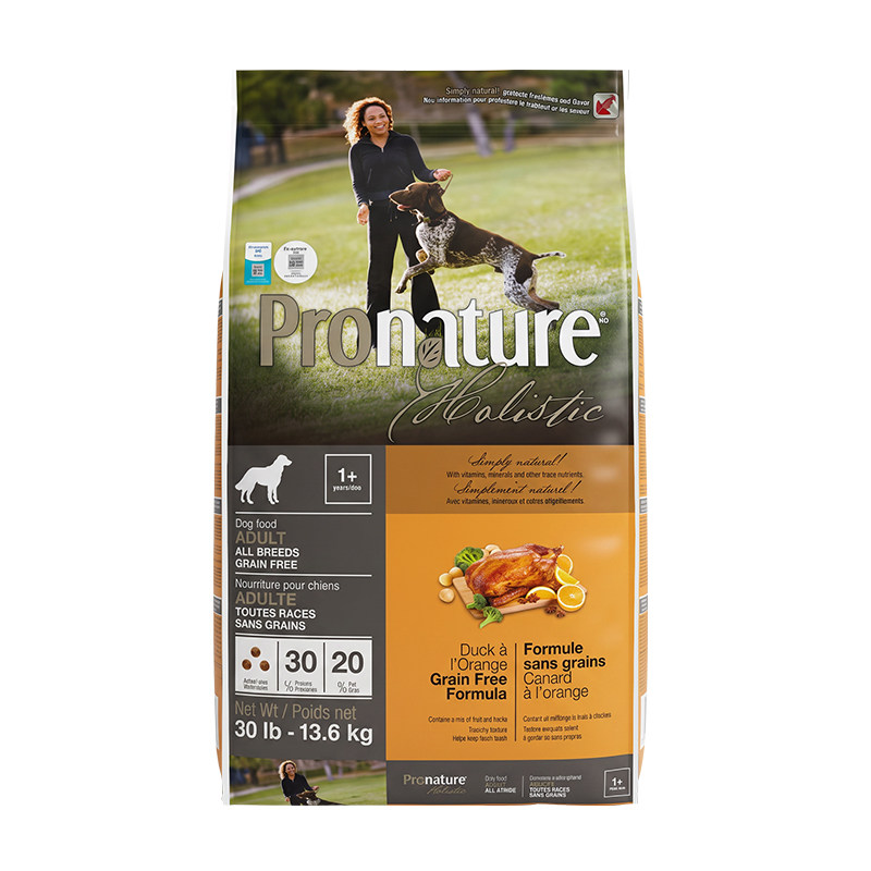 枫趣进口鸭肉橙幼犬狗粮金毛比熊大中小型犬粮通用全价犬粮2.72kg