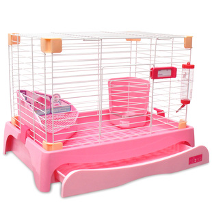 清仓兔笼防溅尿兔兔笼子室内家用大号豚鼠笼子别墅荷兰猪笼子专用