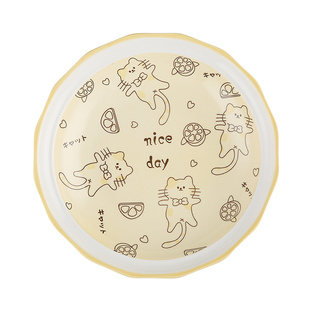 可爱高颜值盘子家用深盘套装组合菜碟陶瓷釉下彩菜盘家用2024新款