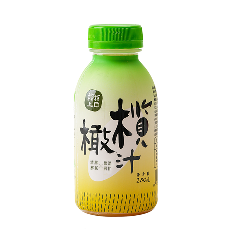 橄醇橄欖汁低糖0脂0防腐果蔬汁清爽夏季果汁飲料280ml*6瓶禮盒款