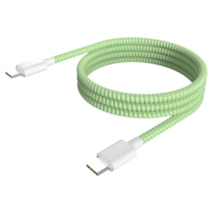 通用款数据线保护套适用于苹果17Promax纯色缠绕线安卓通用华为OPPO全包充电线保护套小米17promax防猫咬线套