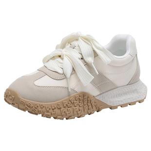 大东厚底老爹鞋女款2025新款秋冬今年流行爆款鞋子百搭运动阿甘鞋